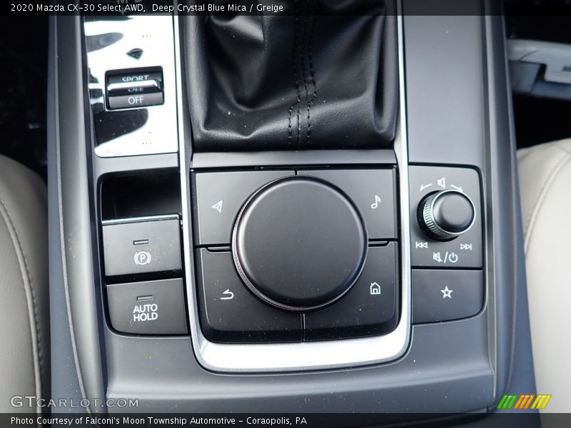 Deep Crystal Blue Mica / Greige 2020 Mazda CX-30 Select AWD