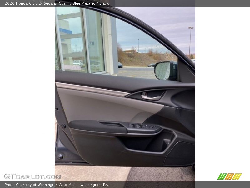 Cosmic Blue Metallic / Black 2020 Honda Civic LX Sedan