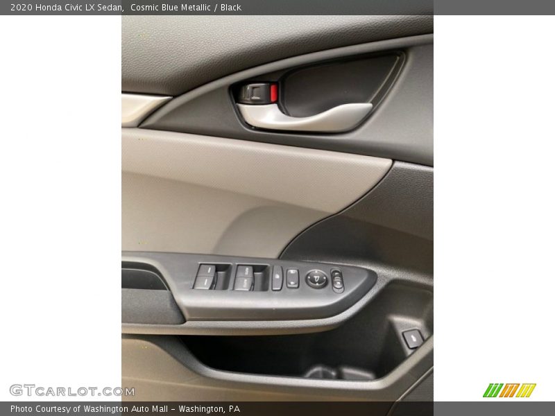 Cosmic Blue Metallic / Black 2020 Honda Civic LX Sedan