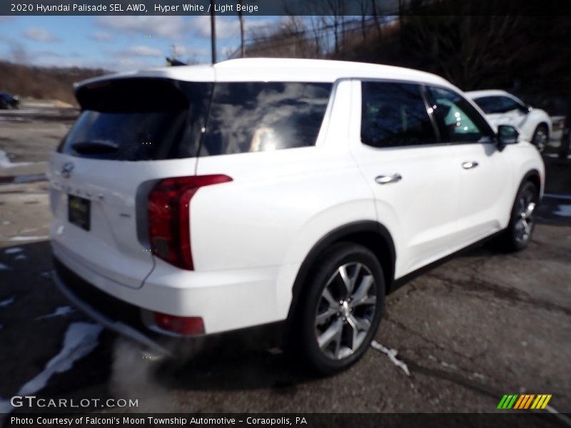 Hyper White / Light Beige 2020 Hyundai Palisade SEL AWD