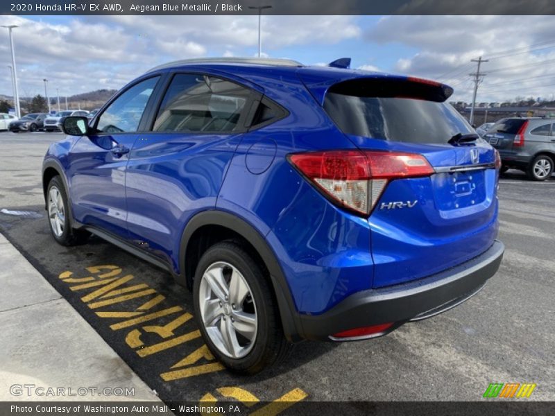 Aegean Blue Metallic / Black 2020 Honda HR-V EX AWD