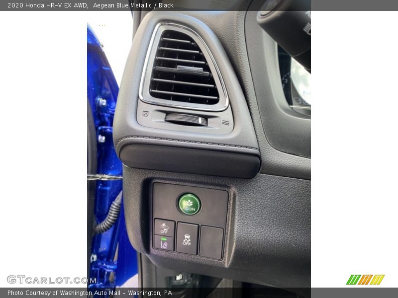 Aegean Blue Metallic / Black 2020 Honda HR-V EX AWD