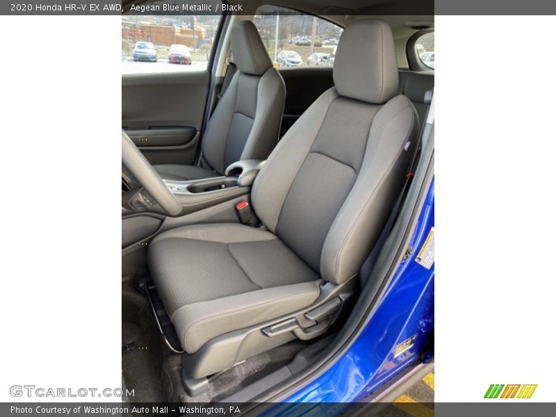 Aegean Blue Metallic / Black 2020 Honda HR-V EX AWD