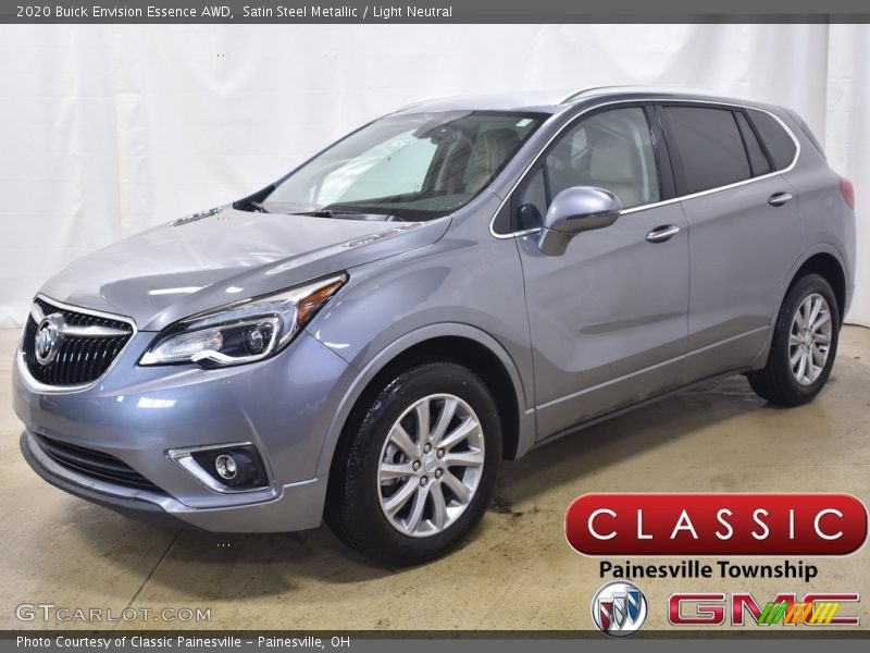 Satin Steel Metallic / Light Neutral 2020 Buick Envision Essence AWD