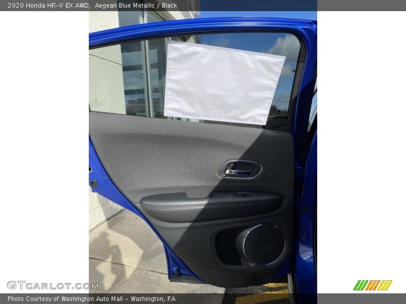 Aegean Blue Metallic / Black 2020 Honda HR-V EX AWD