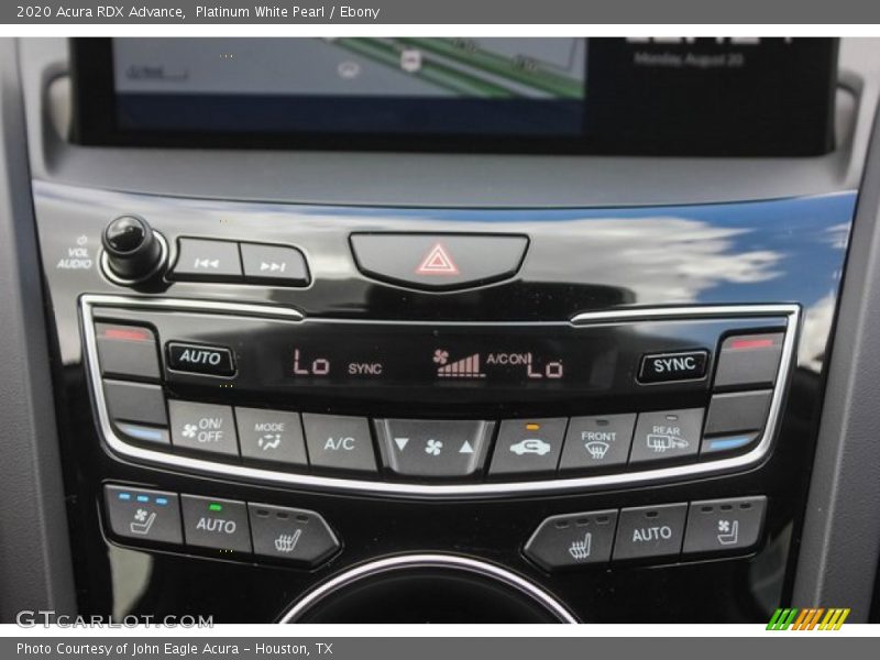 Platinum White Pearl / Ebony 2020 Acura RDX Advance