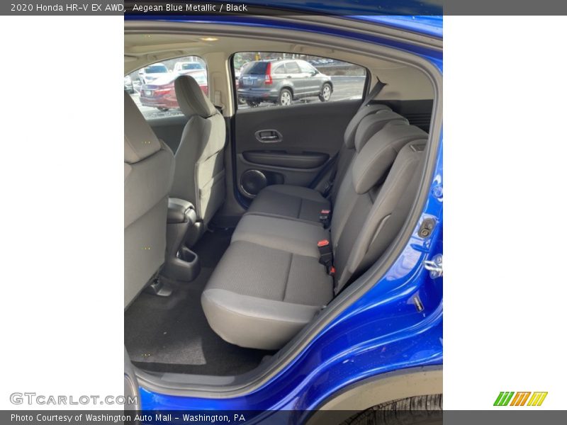 Aegean Blue Metallic / Black 2020 Honda HR-V EX AWD