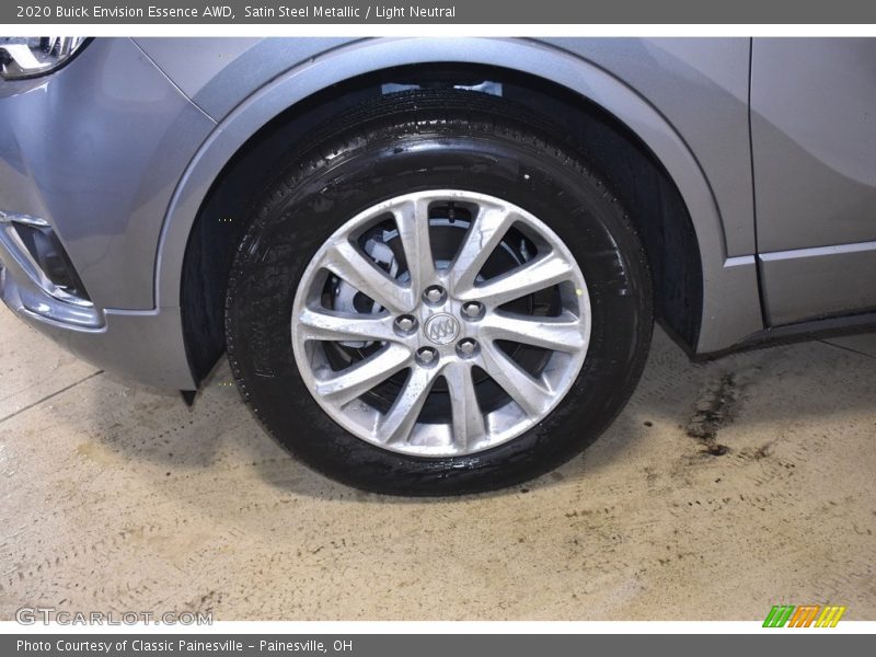 Satin Steel Metallic / Light Neutral 2020 Buick Envision Essence AWD