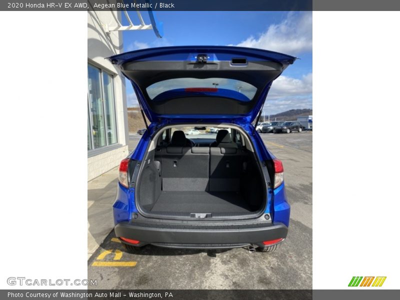 Aegean Blue Metallic / Black 2020 Honda HR-V EX AWD