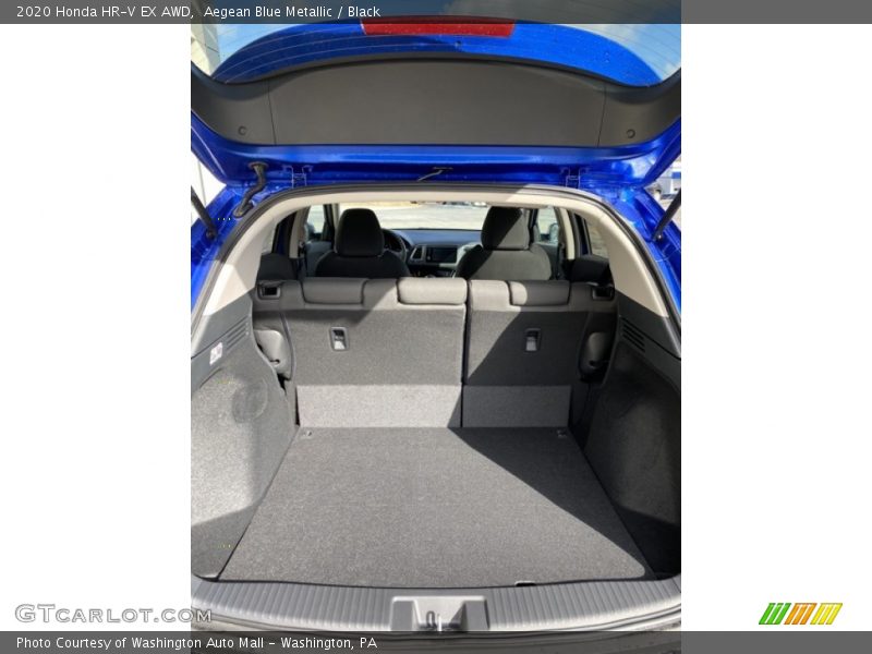 Aegean Blue Metallic / Black 2020 Honda HR-V EX AWD