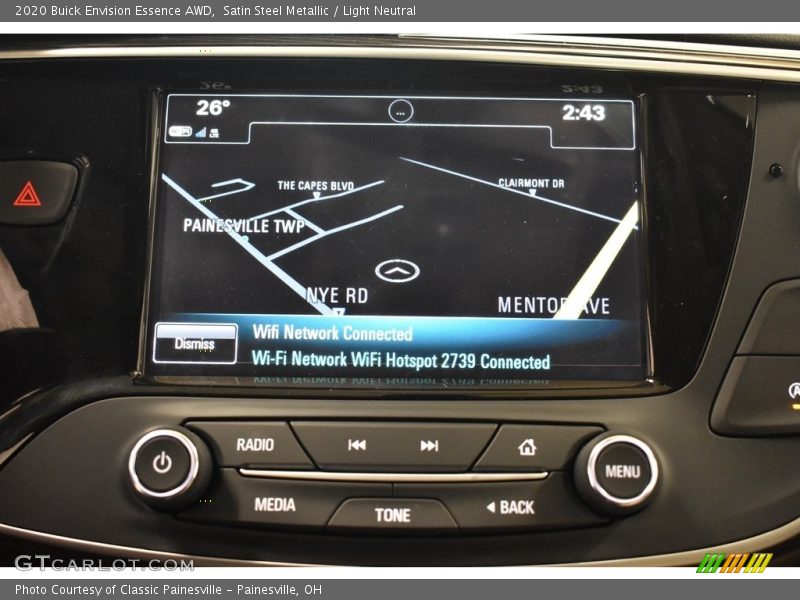 Satin Steel Metallic / Light Neutral 2020 Buick Envision Essence AWD