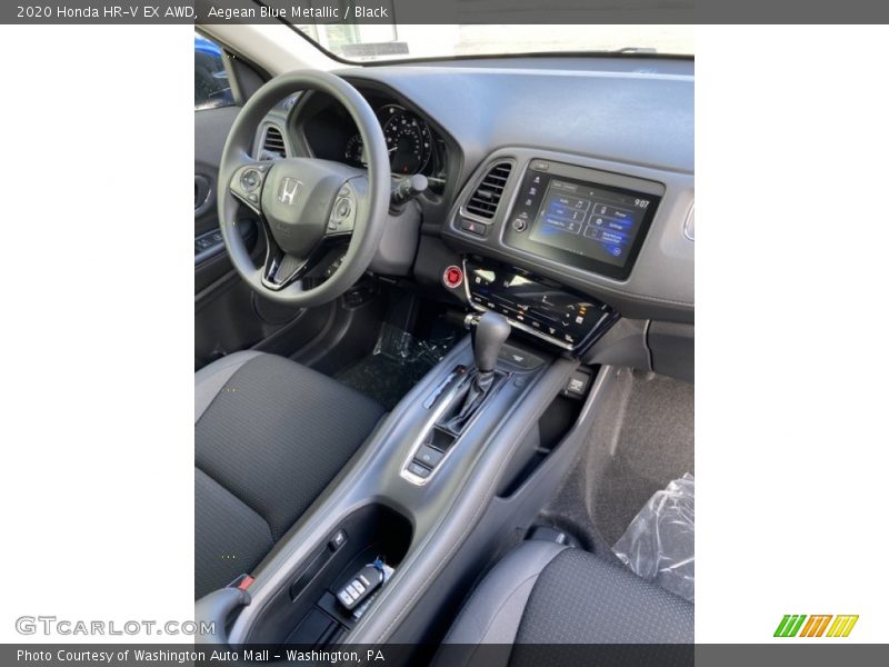 Aegean Blue Metallic / Black 2020 Honda HR-V EX AWD