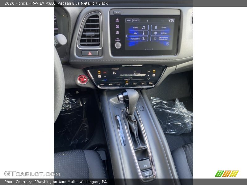 Aegean Blue Metallic / Black 2020 Honda HR-V EX AWD