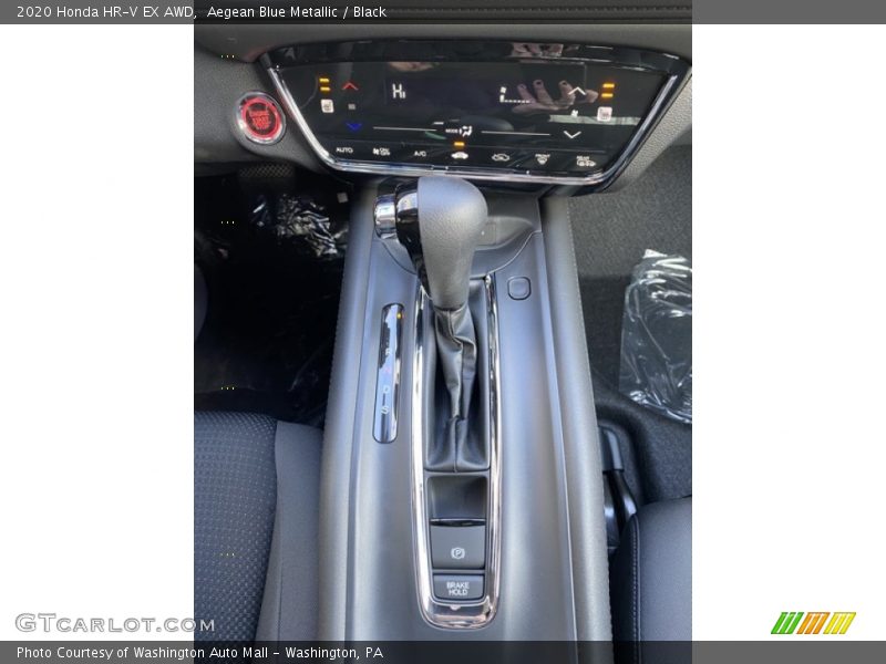 Aegean Blue Metallic / Black 2020 Honda HR-V EX AWD
