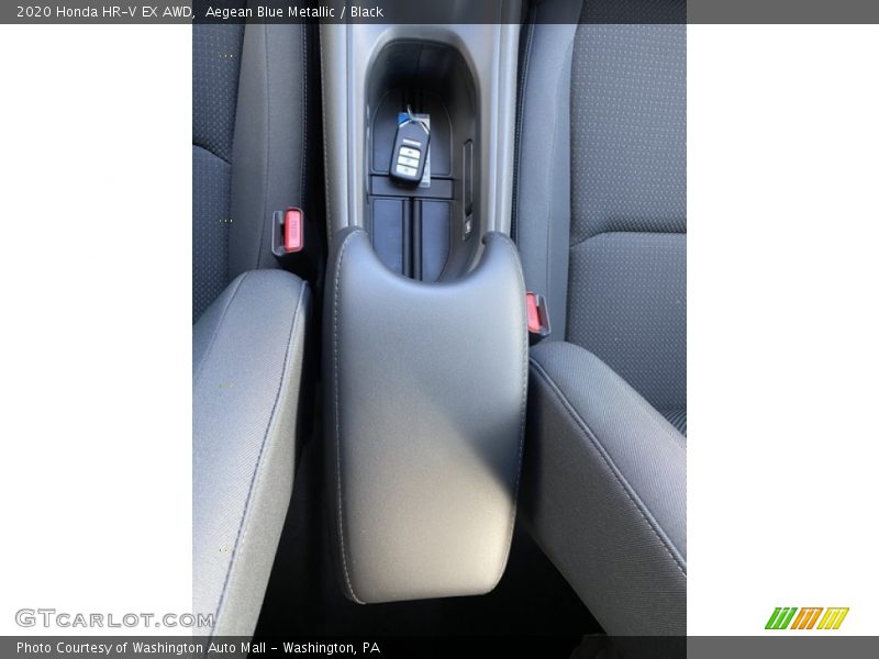Aegean Blue Metallic / Black 2020 Honda HR-V EX AWD