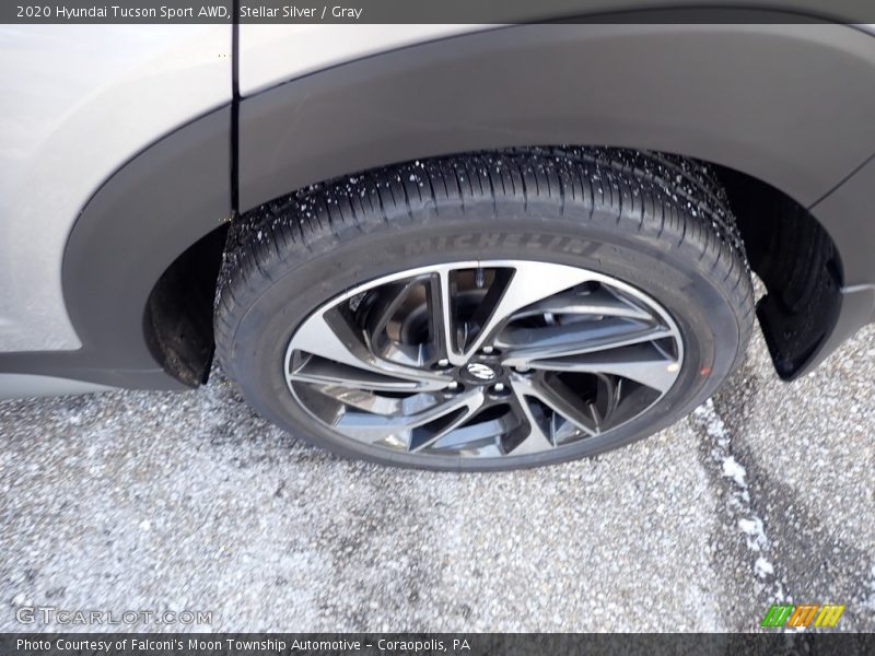 Stellar Silver / Gray 2020 Hyundai Tucson Sport AWD