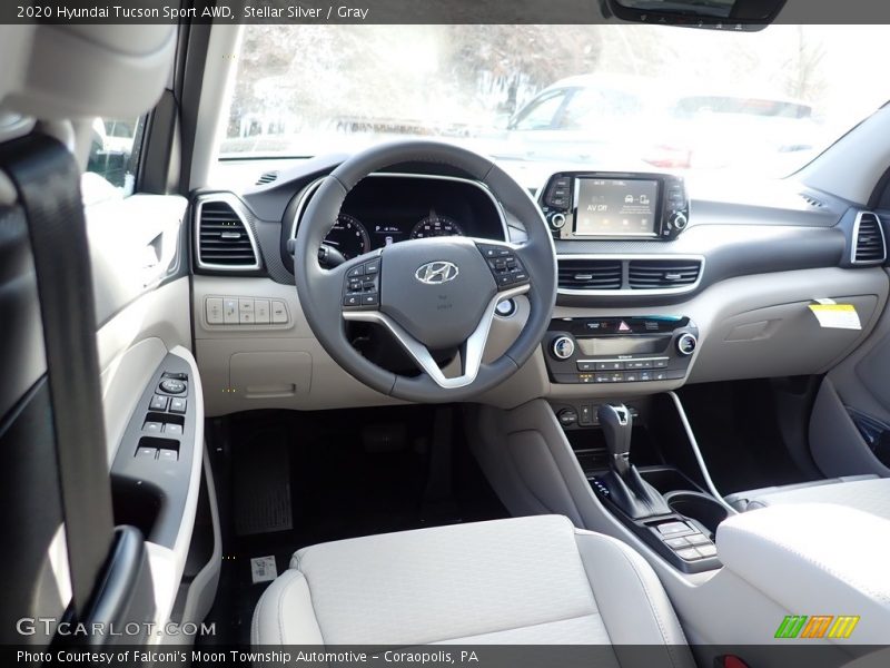  2020 Tucson Sport AWD Gray Interior