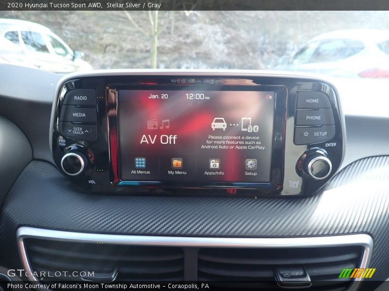 Stellar Silver / Gray 2020 Hyundai Tucson Sport AWD