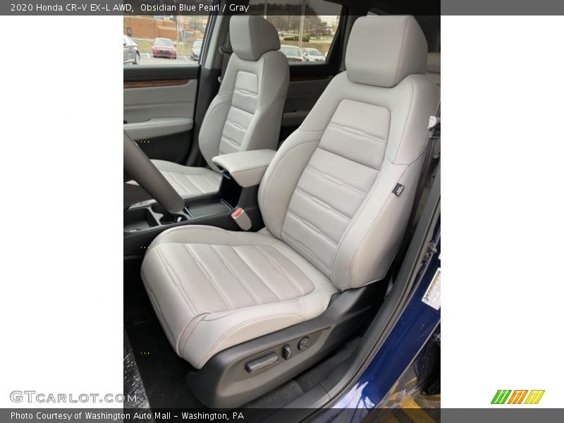 Obsidian Blue Pearl / Gray 2020 Honda CR-V EX-L AWD