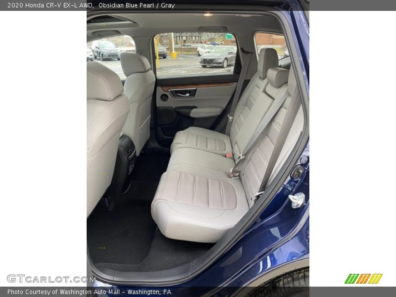 Obsidian Blue Pearl / Gray 2020 Honda CR-V EX-L AWD