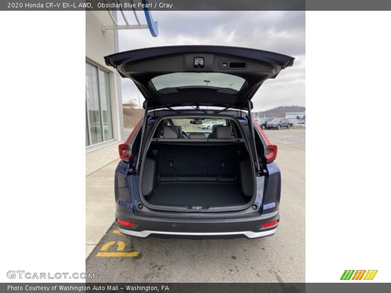Obsidian Blue Pearl / Gray 2020 Honda CR-V EX-L AWD