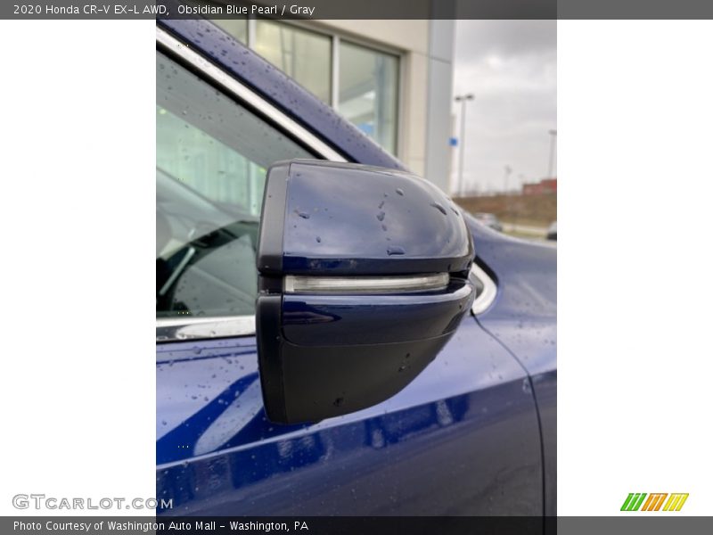 Obsidian Blue Pearl / Gray 2020 Honda CR-V EX-L AWD