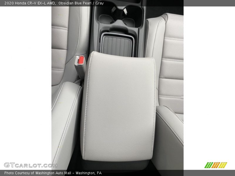 Obsidian Blue Pearl / Gray 2020 Honda CR-V EX-L AWD