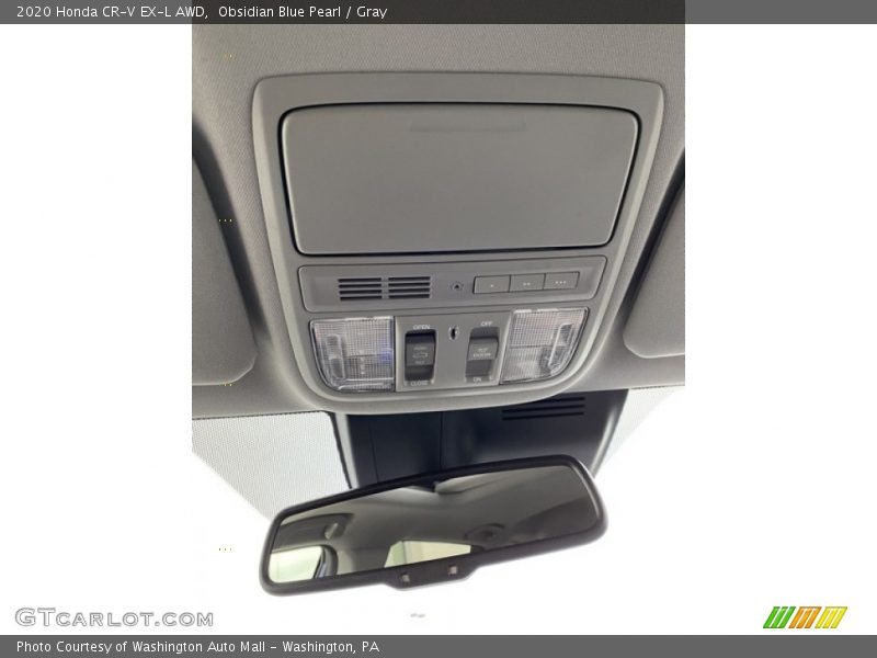 Obsidian Blue Pearl / Gray 2020 Honda CR-V EX-L AWD