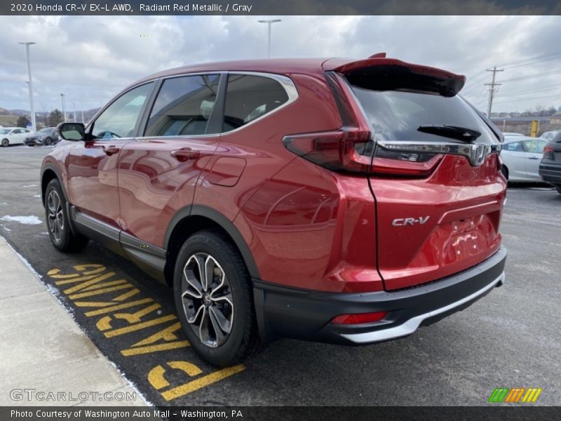 Radiant Red Metallic / Gray 2020 Honda CR-V EX-L AWD