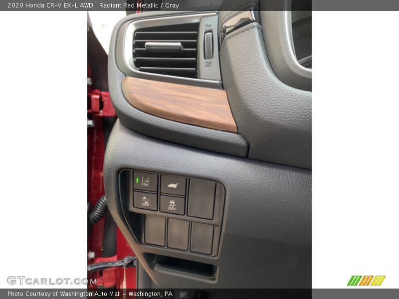 Radiant Red Metallic / Gray 2020 Honda CR-V EX-L AWD