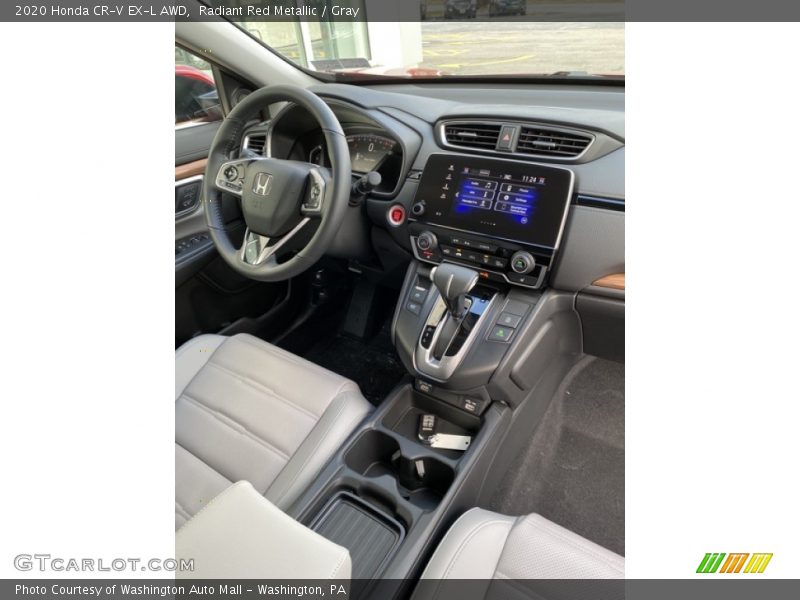 Radiant Red Metallic / Gray 2020 Honda CR-V EX-L AWD