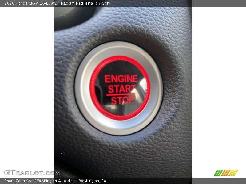 Radiant Red Metallic / Gray 2020 Honda CR-V EX-L AWD