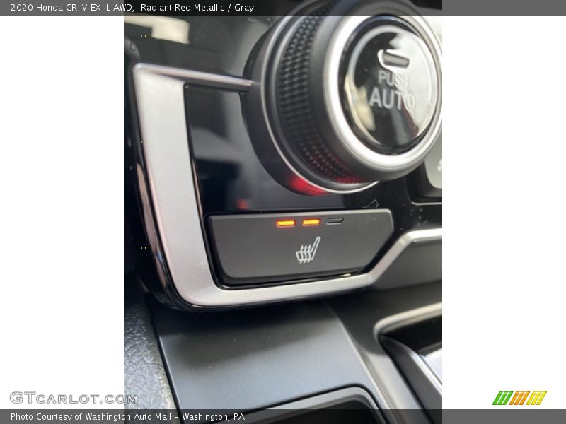 Radiant Red Metallic / Gray 2020 Honda CR-V EX-L AWD