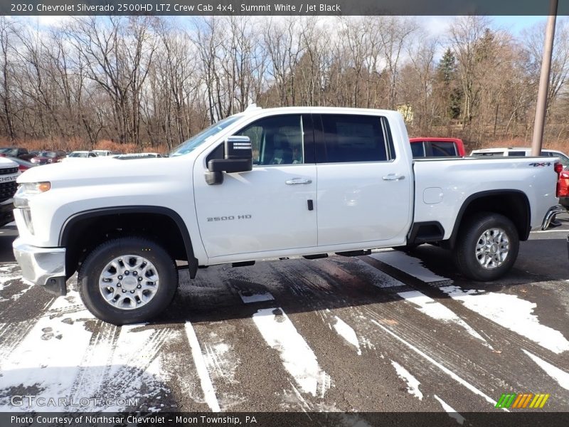 Summit White / Jet Black 2020 Chevrolet Silverado 2500HD LTZ Crew Cab 4x4