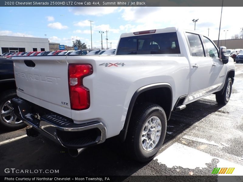 Summit White / Jet Black 2020 Chevrolet Silverado 2500HD LTZ Crew Cab 4x4