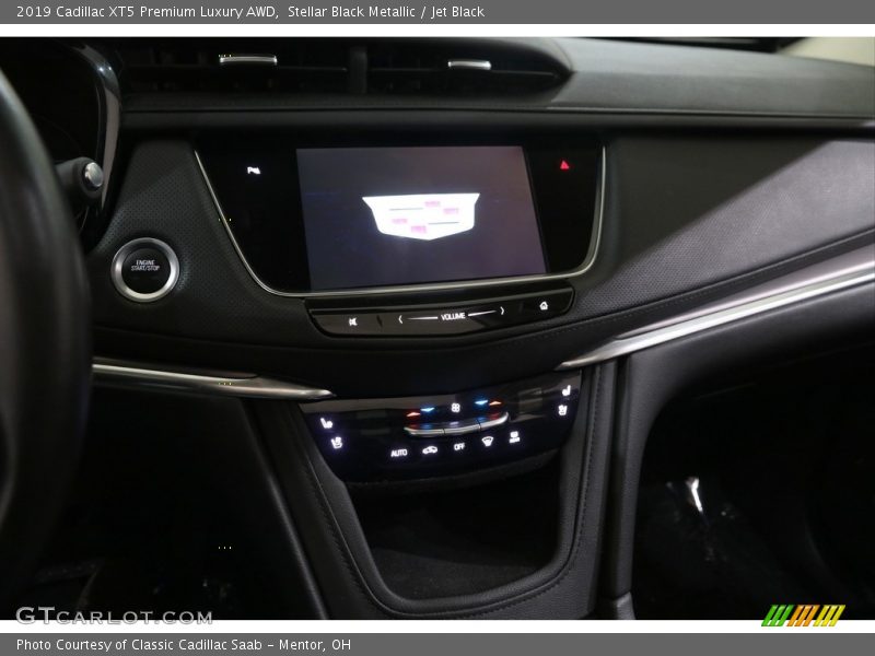Stellar Black Metallic / Jet Black 2019 Cadillac XT5 Premium Luxury AWD