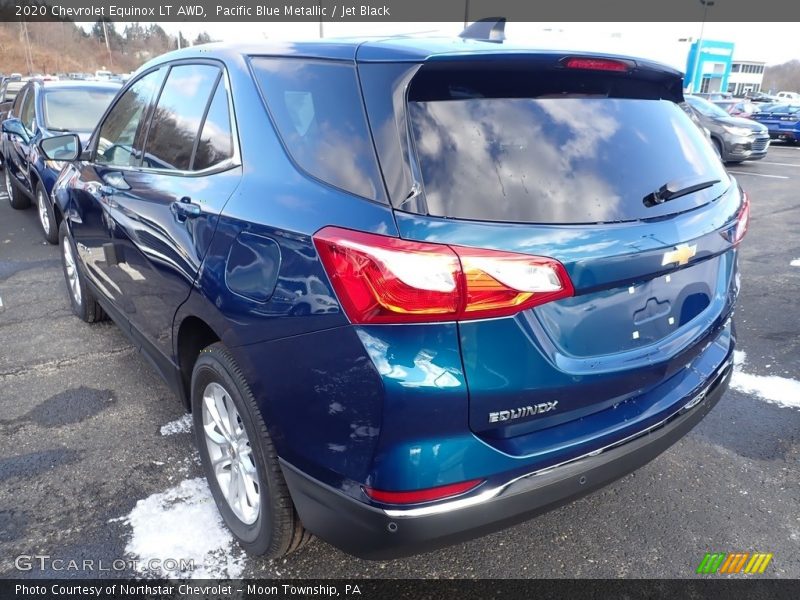 Pacific Blue Metallic / Jet Black 2020 Chevrolet Equinox LT AWD