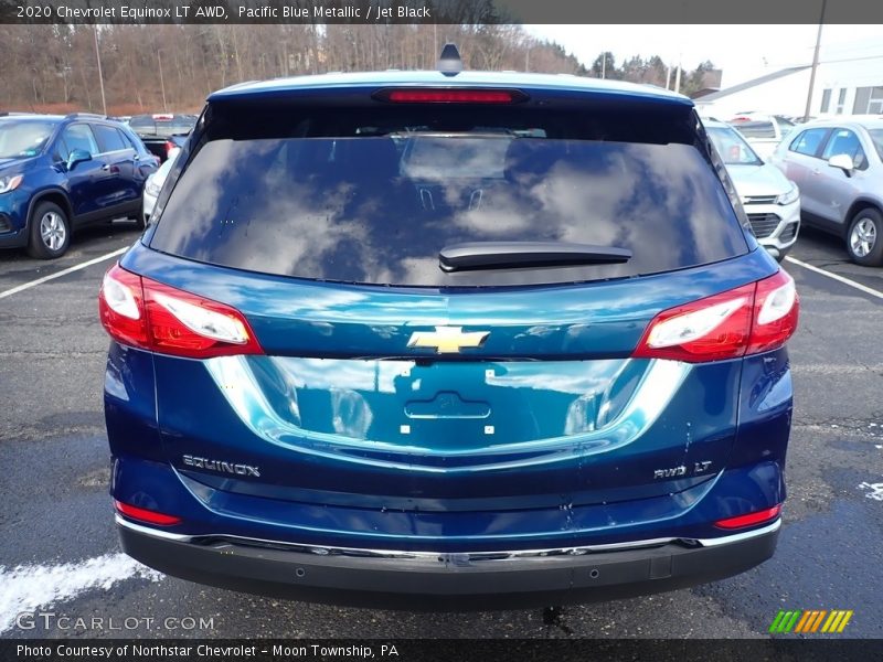 Pacific Blue Metallic / Jet Black 2020 Chevrolet Equinox LT AWD