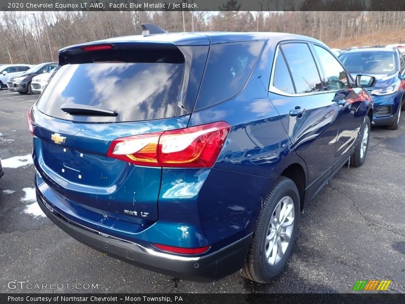 Pacific Blue Metallic / Jet Black 2020 Chevrolet Equinox LT AWD