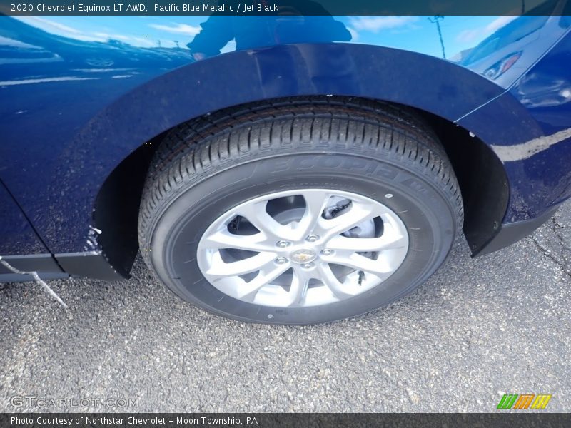 Pacific Blue Metallic / Jet Black 2020 Chevrolet Equinox LT AWD
