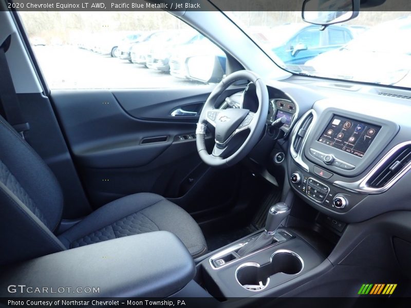 Pacific Blue Metallic / Jet Black 2020 Chevrolet Equinox LT AWD
