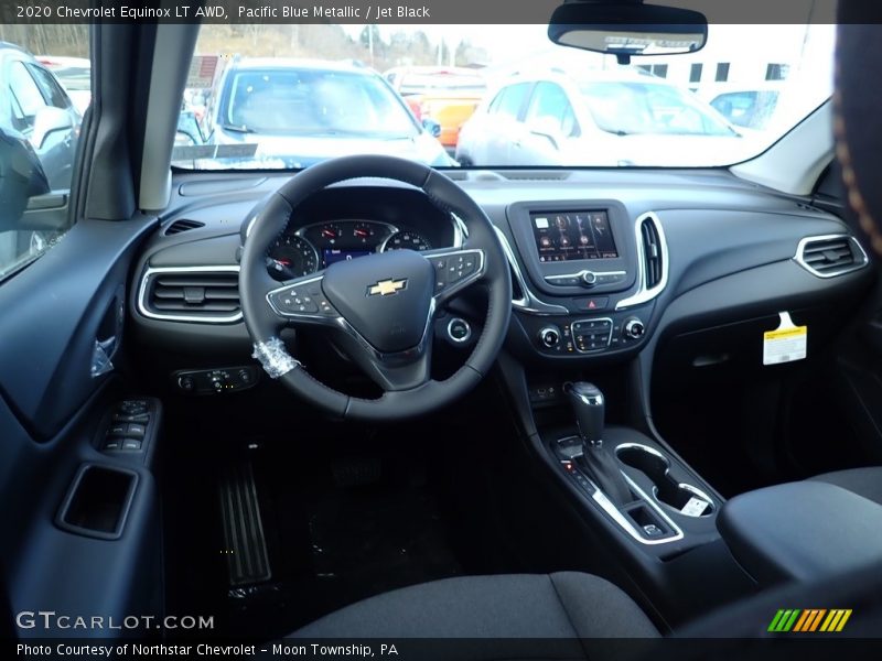 Pacific Blue Metallic / Jet Black 2020 Chevrolet Equinox LT AWD