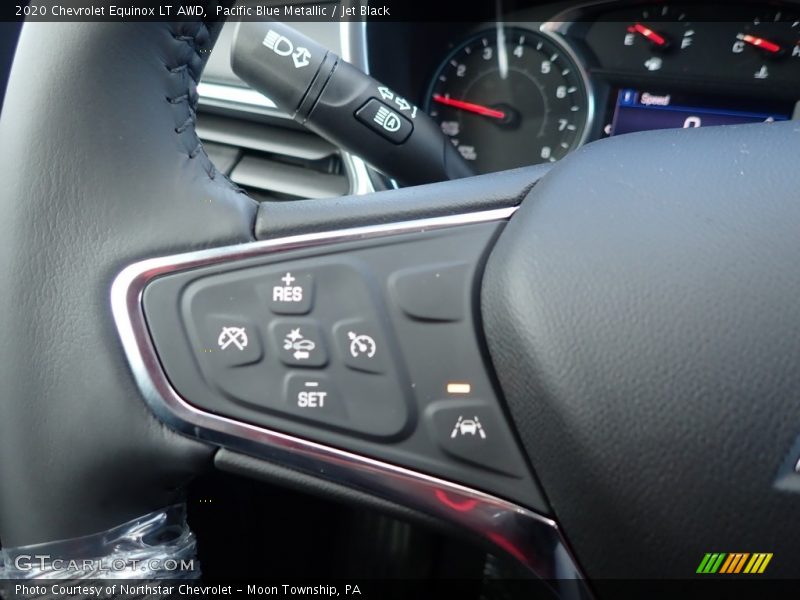 Pacific Blue Metallic / Jet Black 2020 Chevrolet Equinox LT AWD