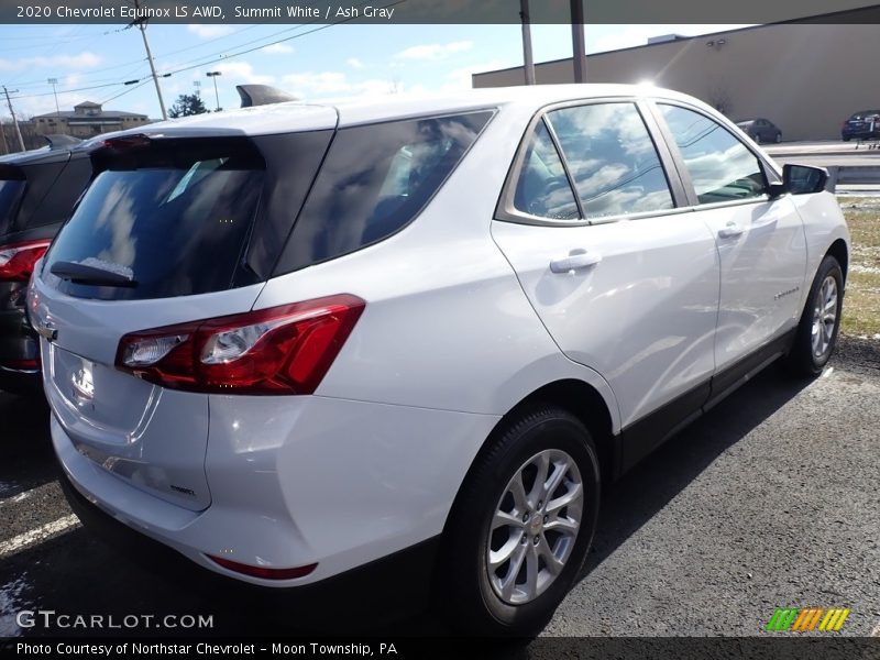 Summit White / Ash Gray 2020 Chevrolet Equinox LS AWD