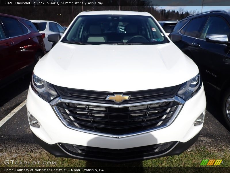 Summit White / Ash Gray 2020 Chevrolet Equinox LS AWD