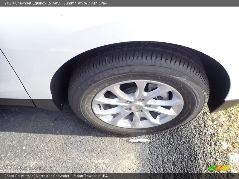 Summit White / Ash Gray 2020 Chevrolet Equinox LS AWD