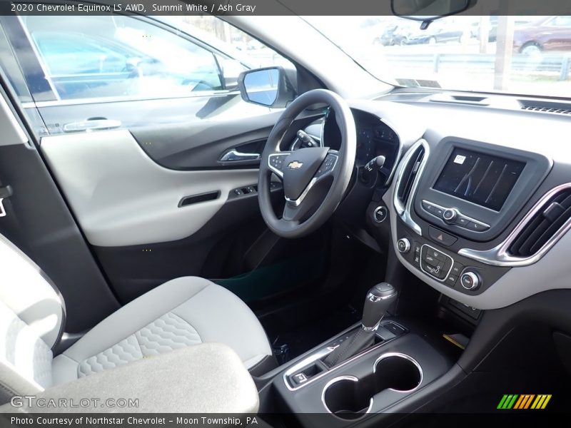 Summit White / Ash Gray 2020 Chevrolet Equinox LS AWD