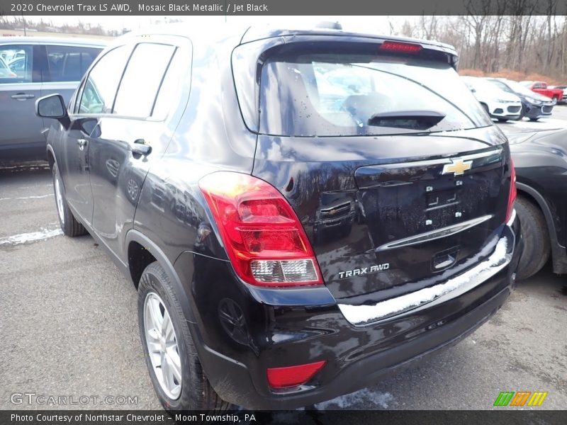Mosaic Black Metallic / Jet Black 2020 Chevrolet Trax LS AWD
