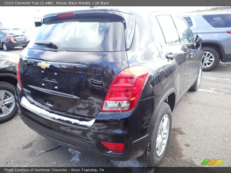 Mosaic Black Metallic / Jet Black 2020 Chevrolet Trax LS AWD