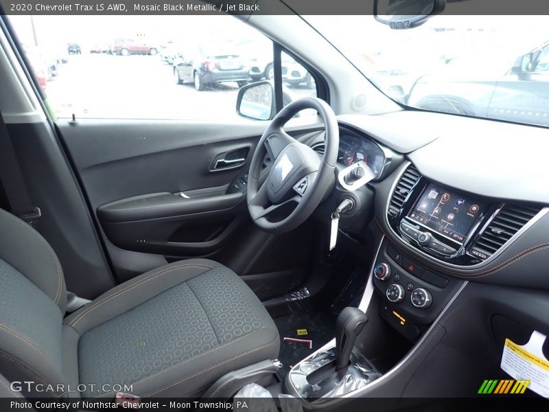 Mosaic Black Metallic / Jet Black 2020 Chevrolet Trax LS AWD